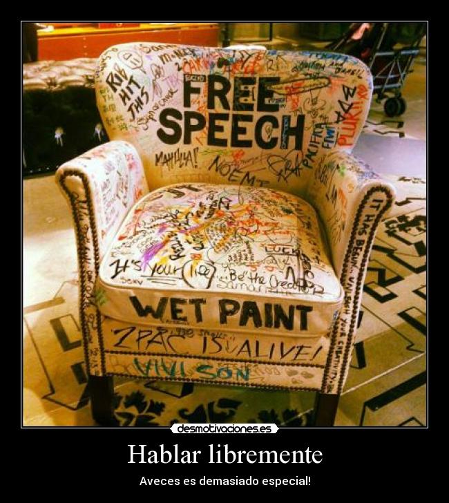 Hablar libremente -
