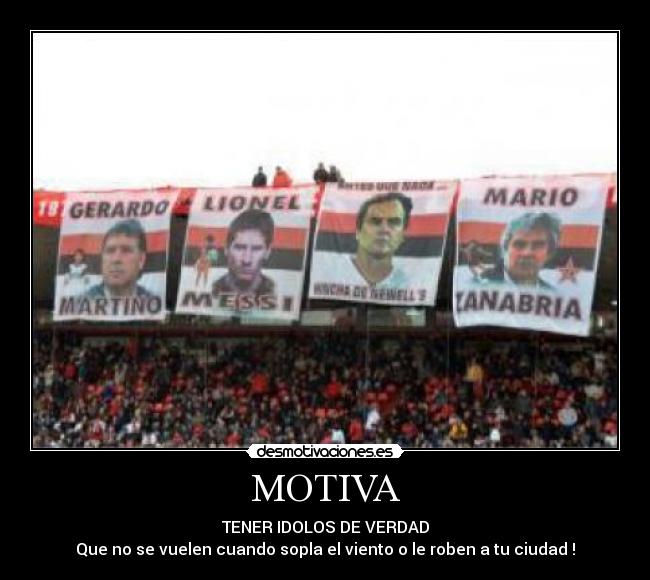 carteles newells idolos grandes mejores mundo fanaticos desmotivaciones
