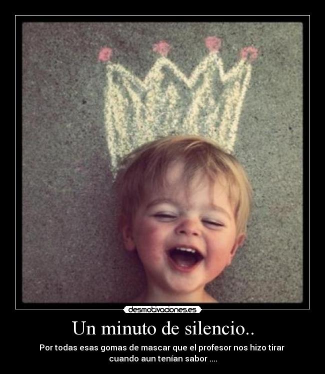 Un minuto de silencio.. - 