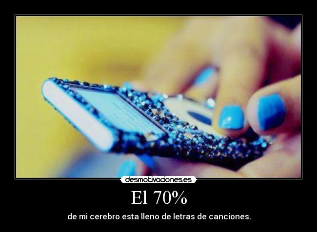 El 70% -