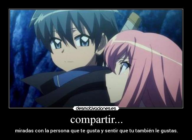 carteles alsg anime zero tsukaima desmotivaciones