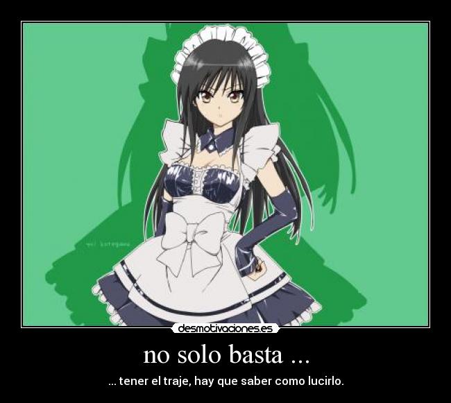 no solo basta ... -