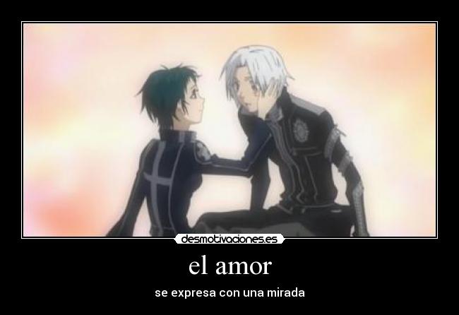 el amor - se expresa con una mirada