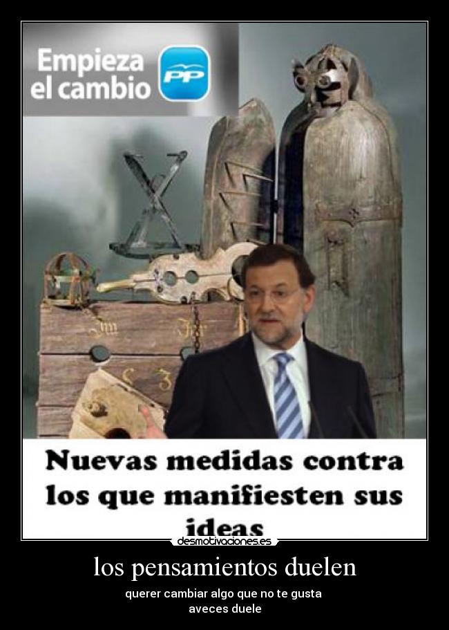 los pensamientos duelen -