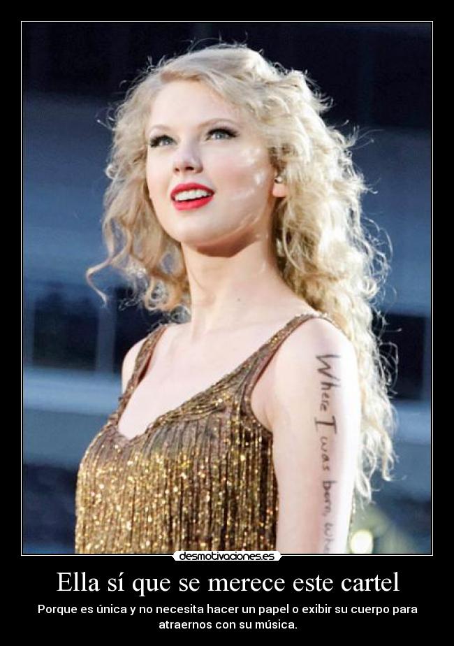 carteles taylor swift desmotivaciones