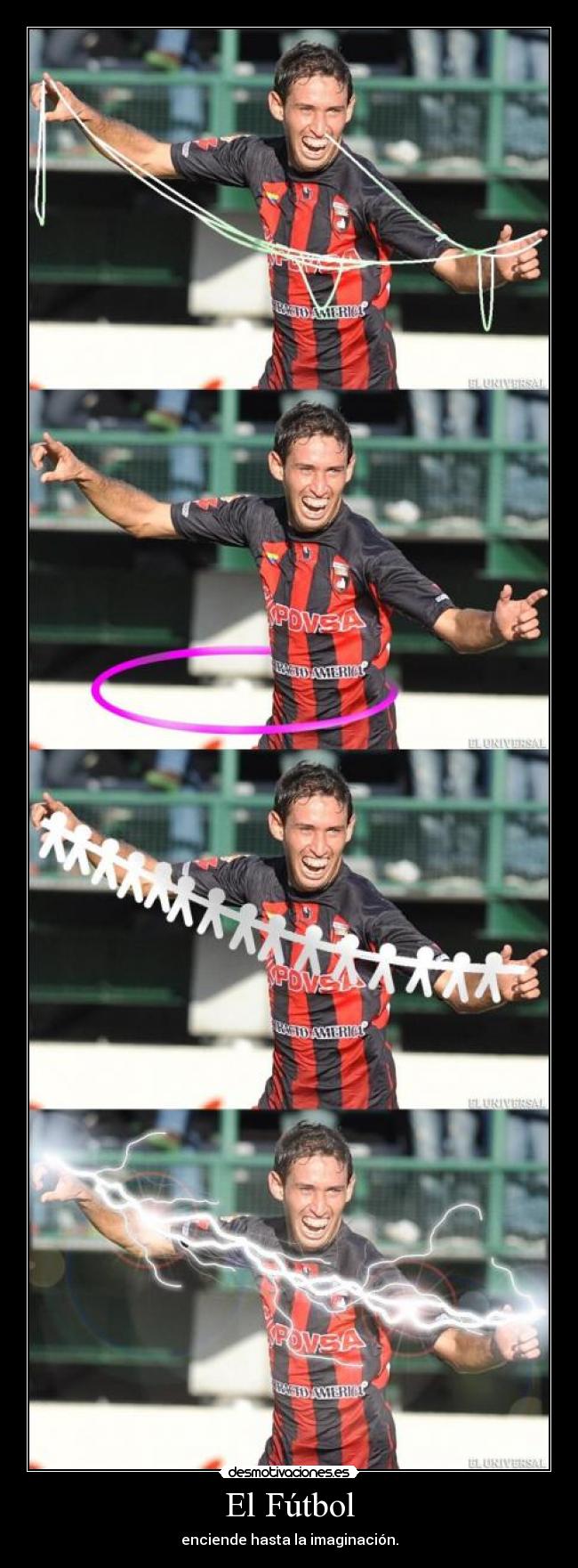 carteles futbol futbol imaginacion desmotivaciones