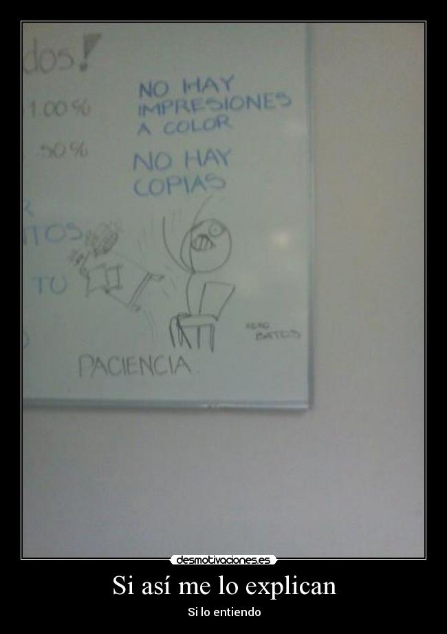 Si así me lo explican - Si lo entiendo