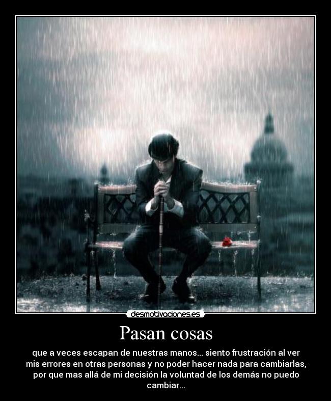 Pasan cosas -
