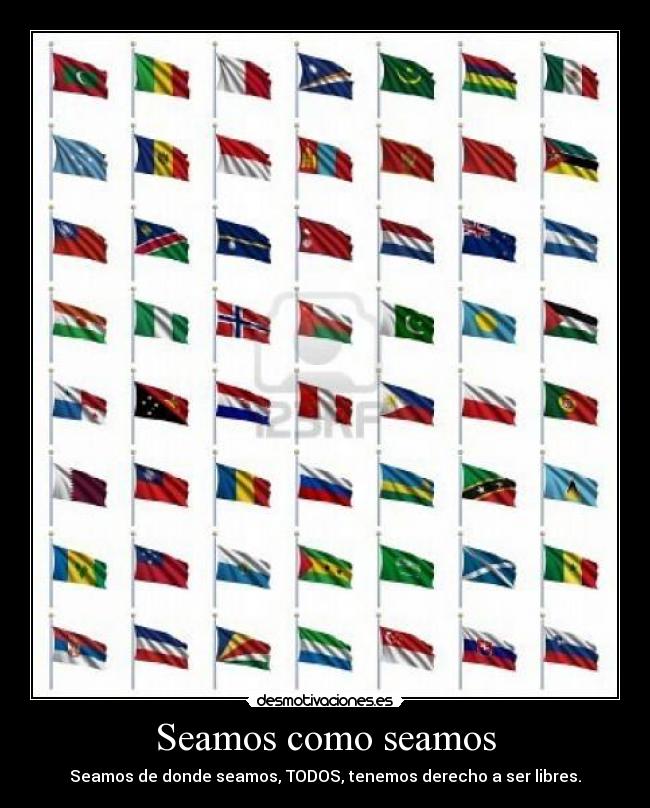 Seamos como seamos -