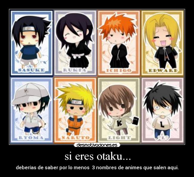 si eres otaku... -