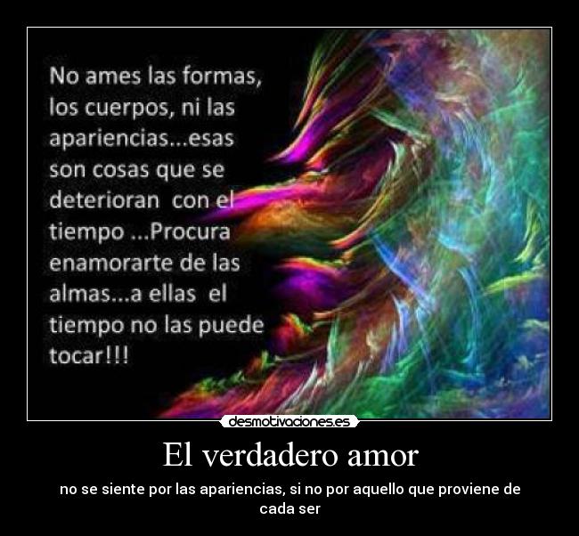El verdadero amor -