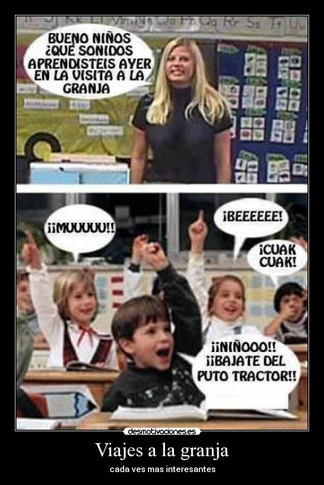 Viajes a la granja -