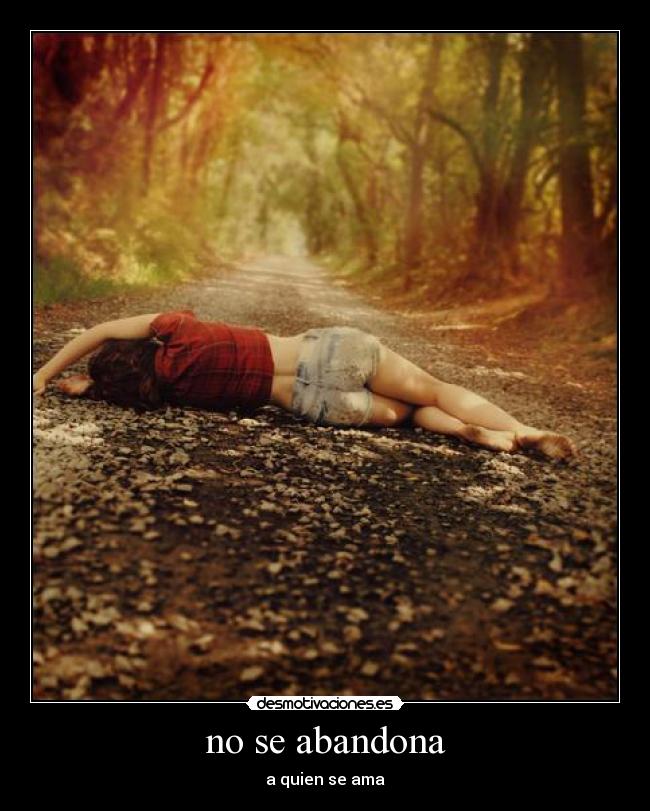 no se abandona -