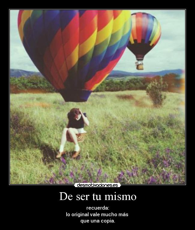 De ser tu mismo - 