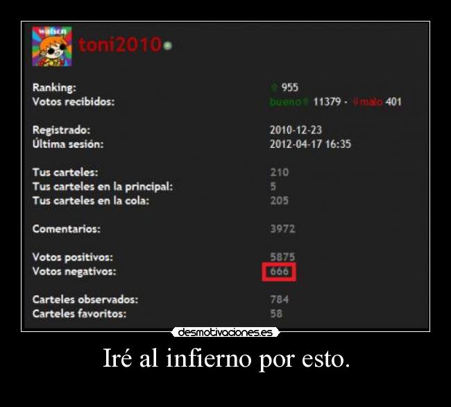 Iré al infierno por esto. -