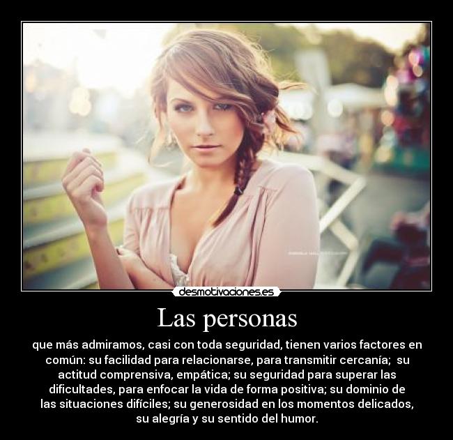 Las personas -