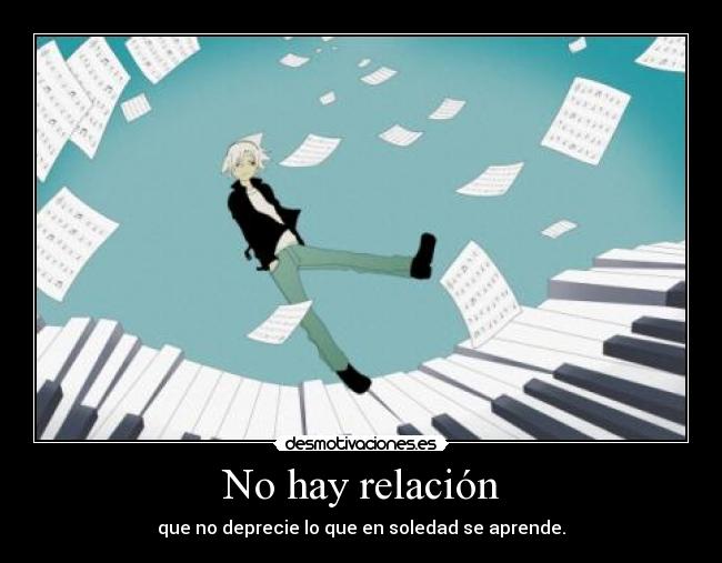 No hay relación - 