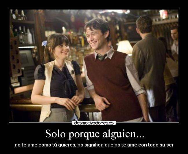 Solo porque alguien... - 