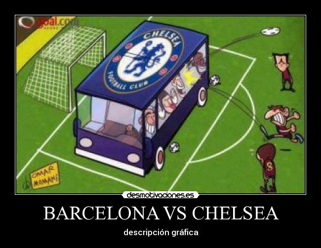 BARCELONA VS CHELSEA - descripción gráfica
