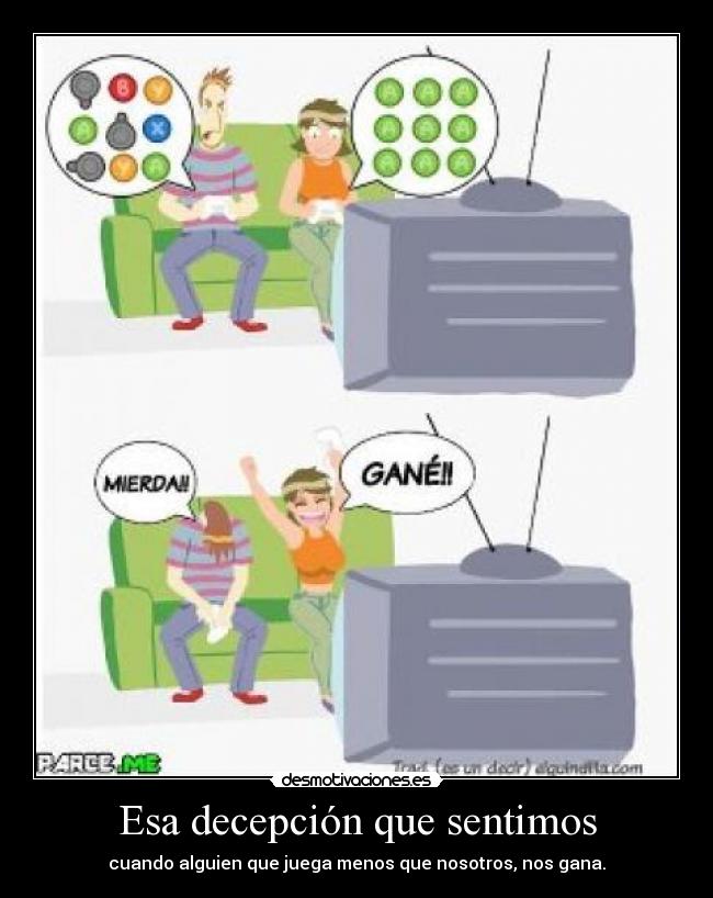 Esa decepción que sentimos - 