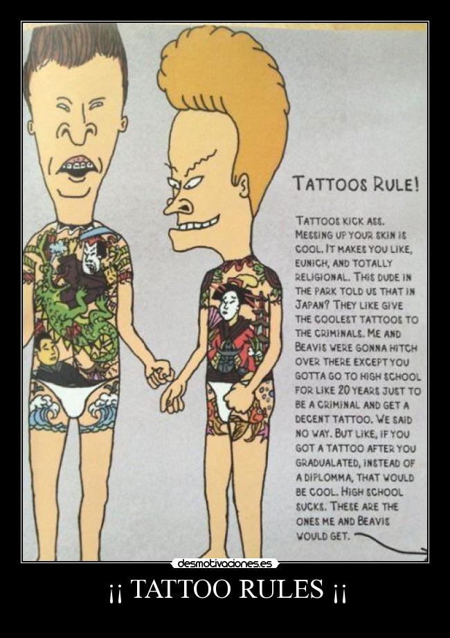 ¡¡ TATTOO RULES ¡¡ -