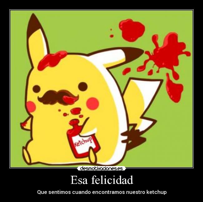 carteles felicidad pikachu encontro desmotivaciones