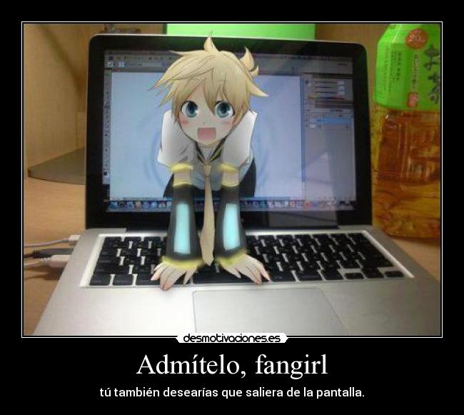Admítelo, fangirl -