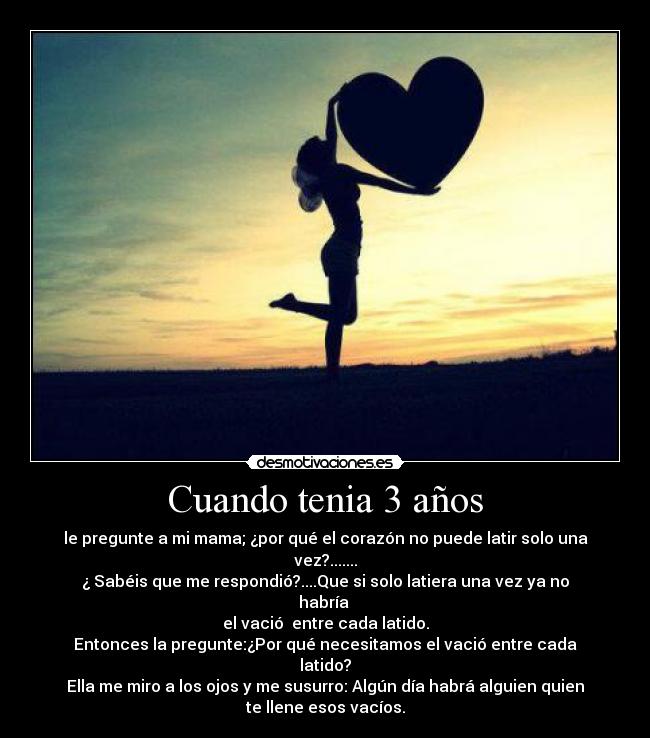 Cuando tenia 3 años - 