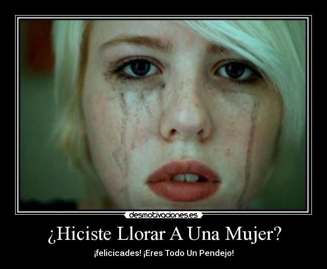 carteles llorar mujer addf desmotivaciones