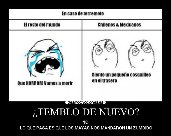 ¿TEMBLO DE NUEVO? - 