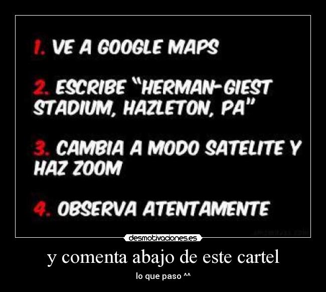 y comenta abajo de este cartel - lo que paso ^^