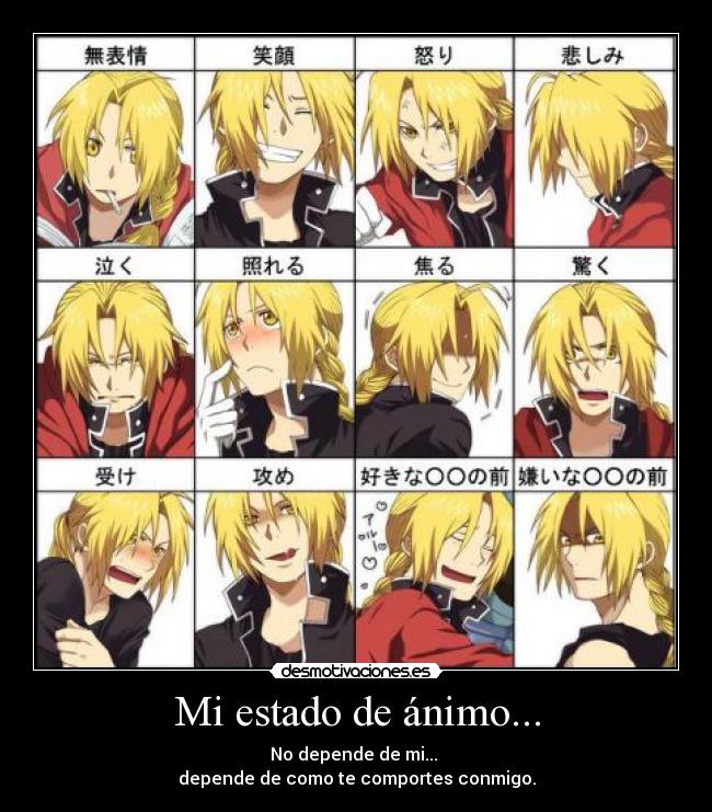 Mi estado de ánimo... -