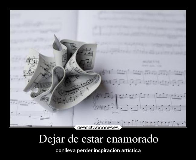 Dejar de estar enamorado -