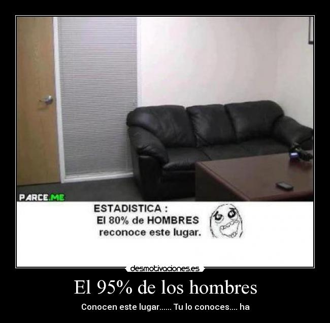 El 95% de los hombres -