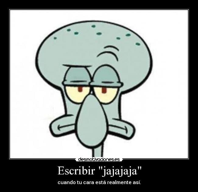 carteles calamardo bob esponja desmotivaciones