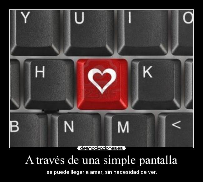 A través de una simple pantalla - 