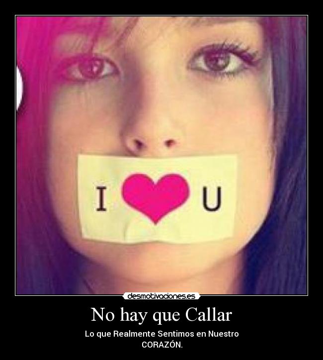 No hay que Callar -