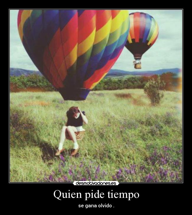 Quien pide tiempo - se gana olvido .
