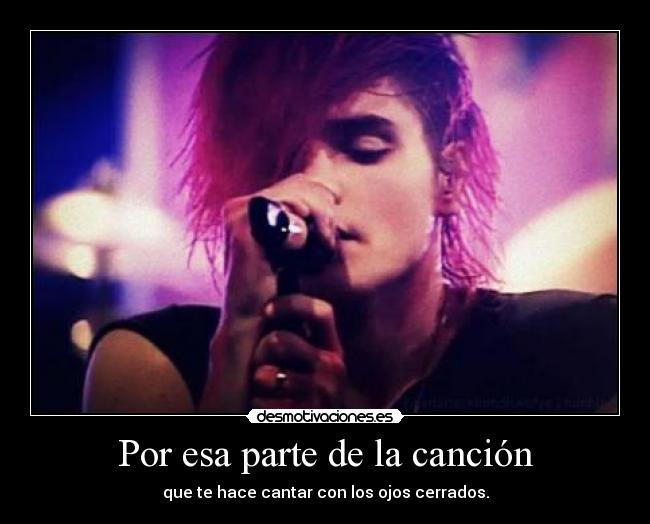 Por esa parte de la canción - 