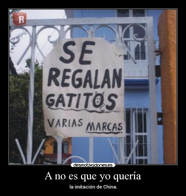 A no es que yo quería - 