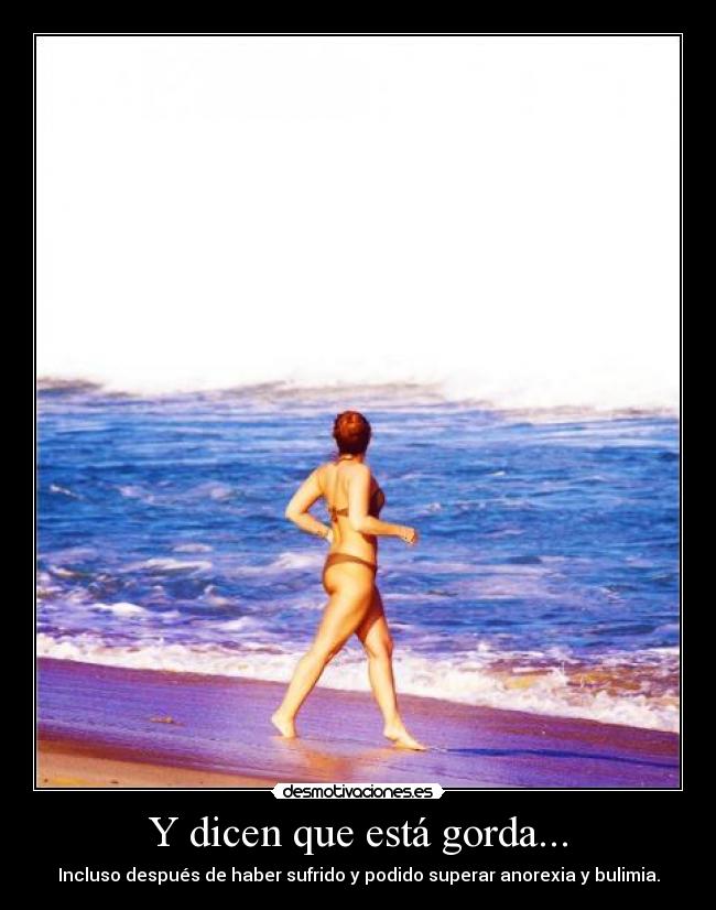 Y dicen que está gorda... - 