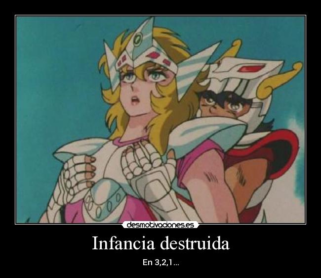 carteles infancia saint seiya saint seiya misty seiya caballeros del sodiaco gay caballero homosexual chistes desmotivaciones