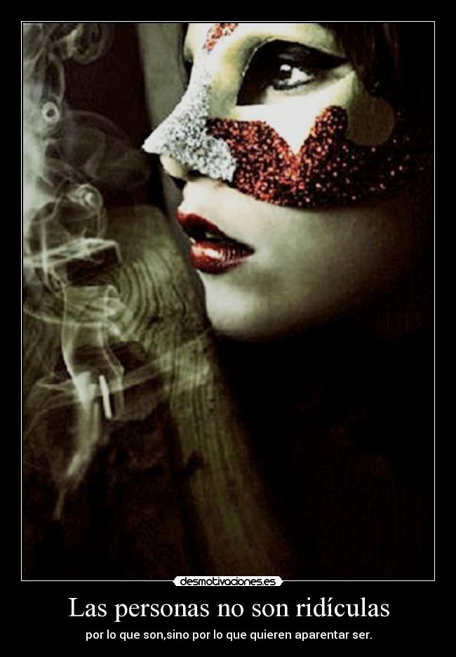 Las personas no son ridículas -