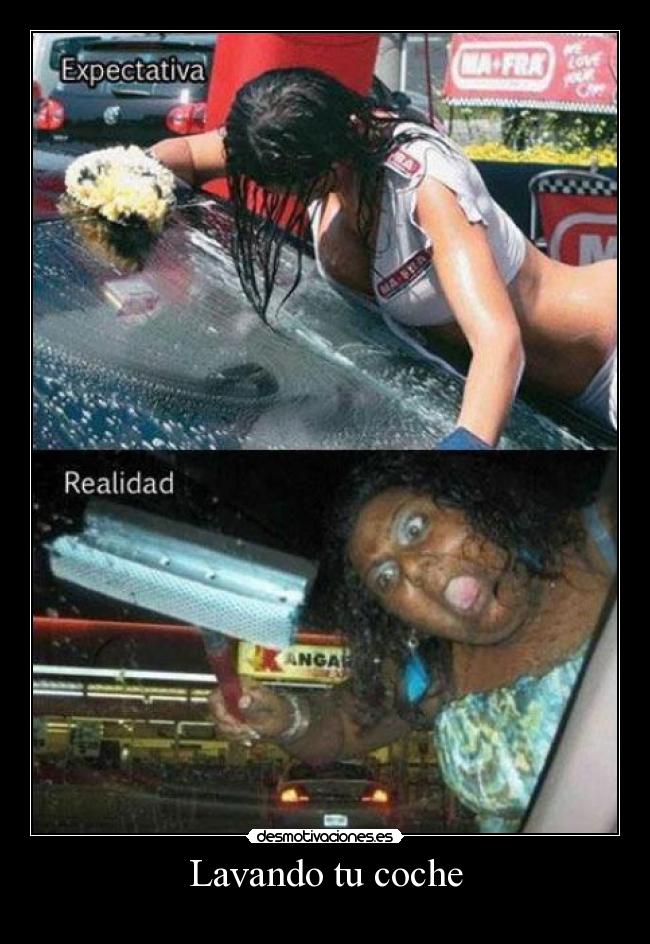 Lavando tu coche -