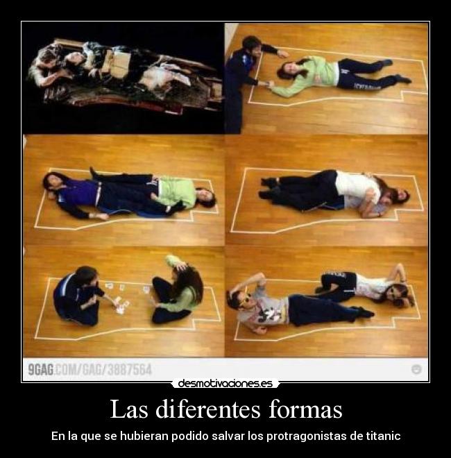 Las diferentes formas -