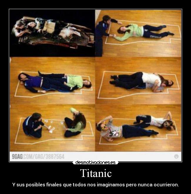 Titanic - Y sus posibles finales que todos nos imaginamos pero nunca ocurrieron.