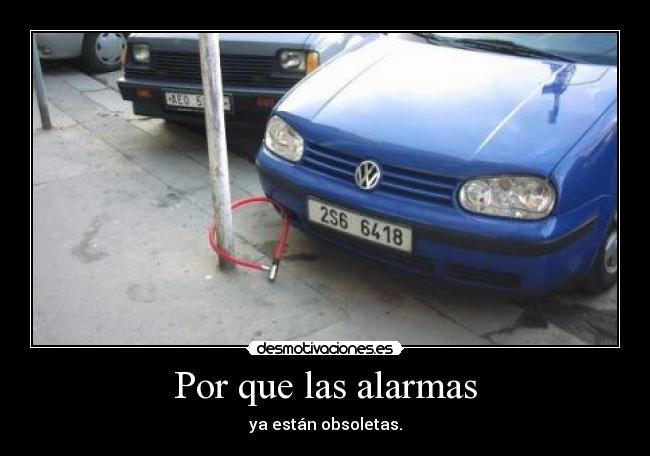 Por que las alarmas -