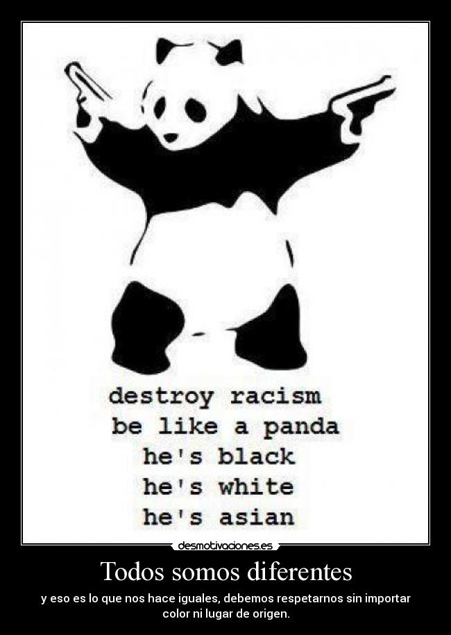 Todos somos diferentes -