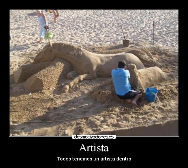 carteles artista desmotivaciones