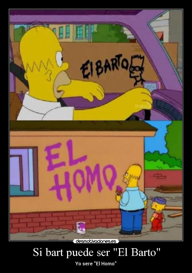 Si bart puede ser El Barto - 